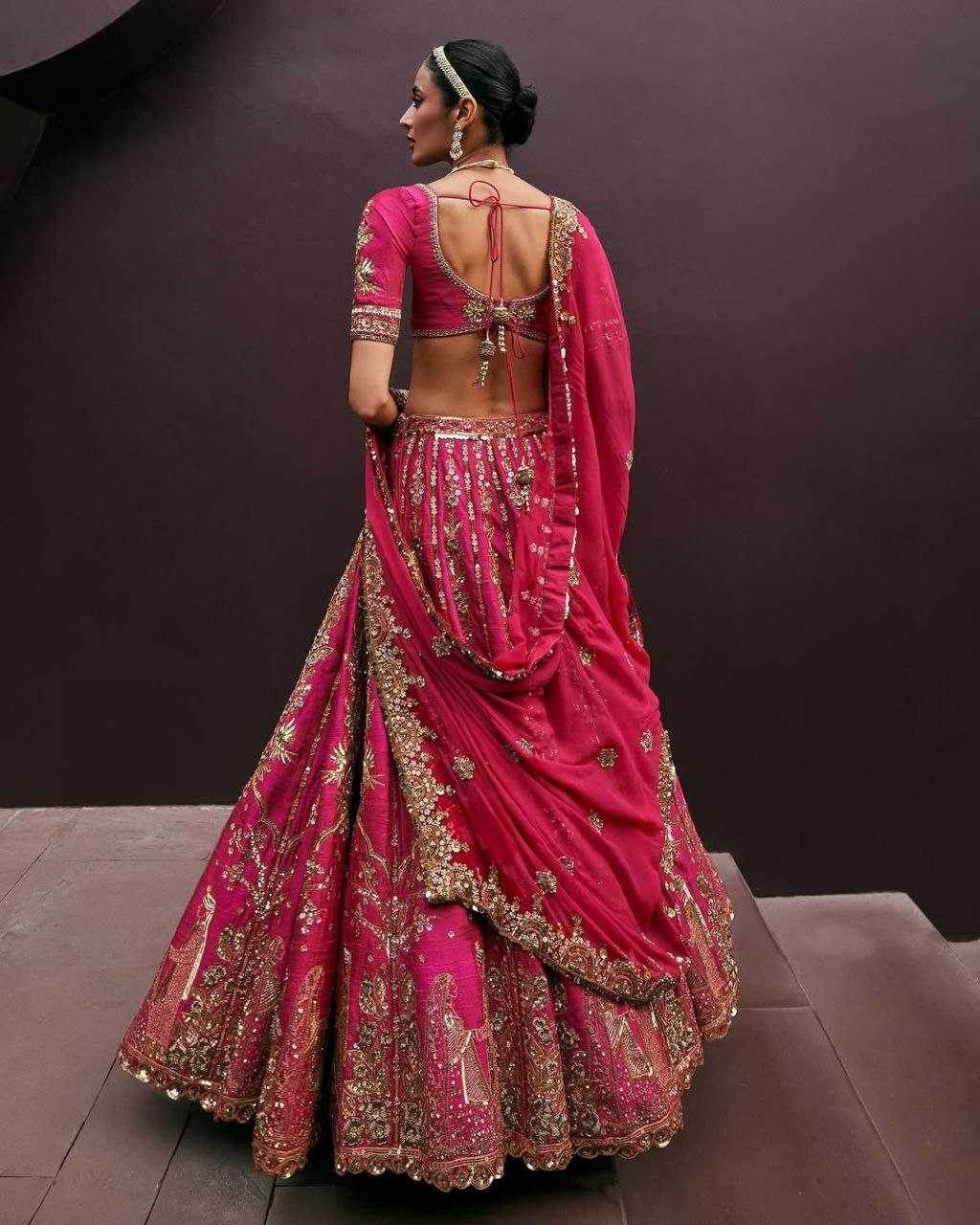 Silk Designer Traditional Lehenga - MYLUXURY LANE ENTERPRISE